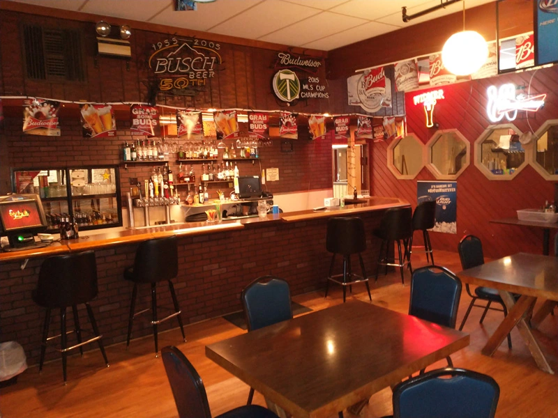Inside Walnut City Lanes Bowling Alley Lounge